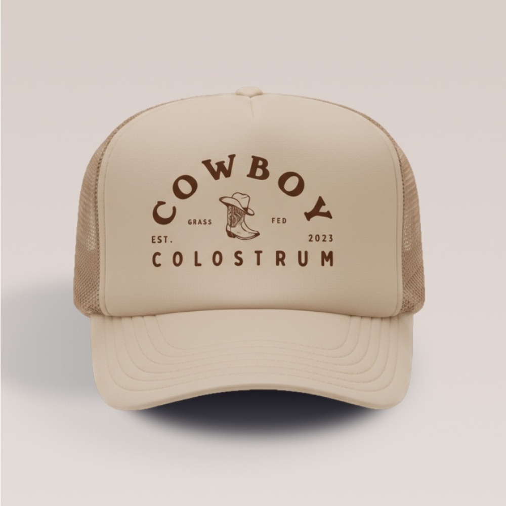 Cowboy Colostrum SnapBack Trucker Hat